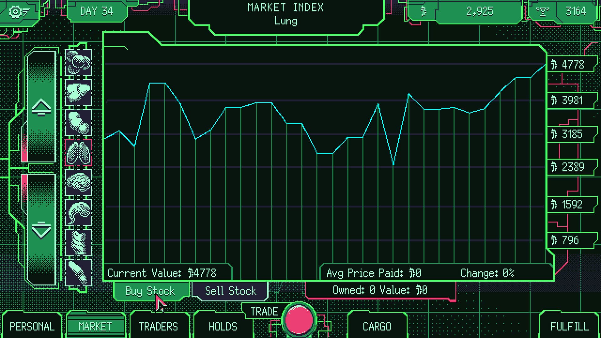 Space Warlord Organ Trading Simulator screenshot 1