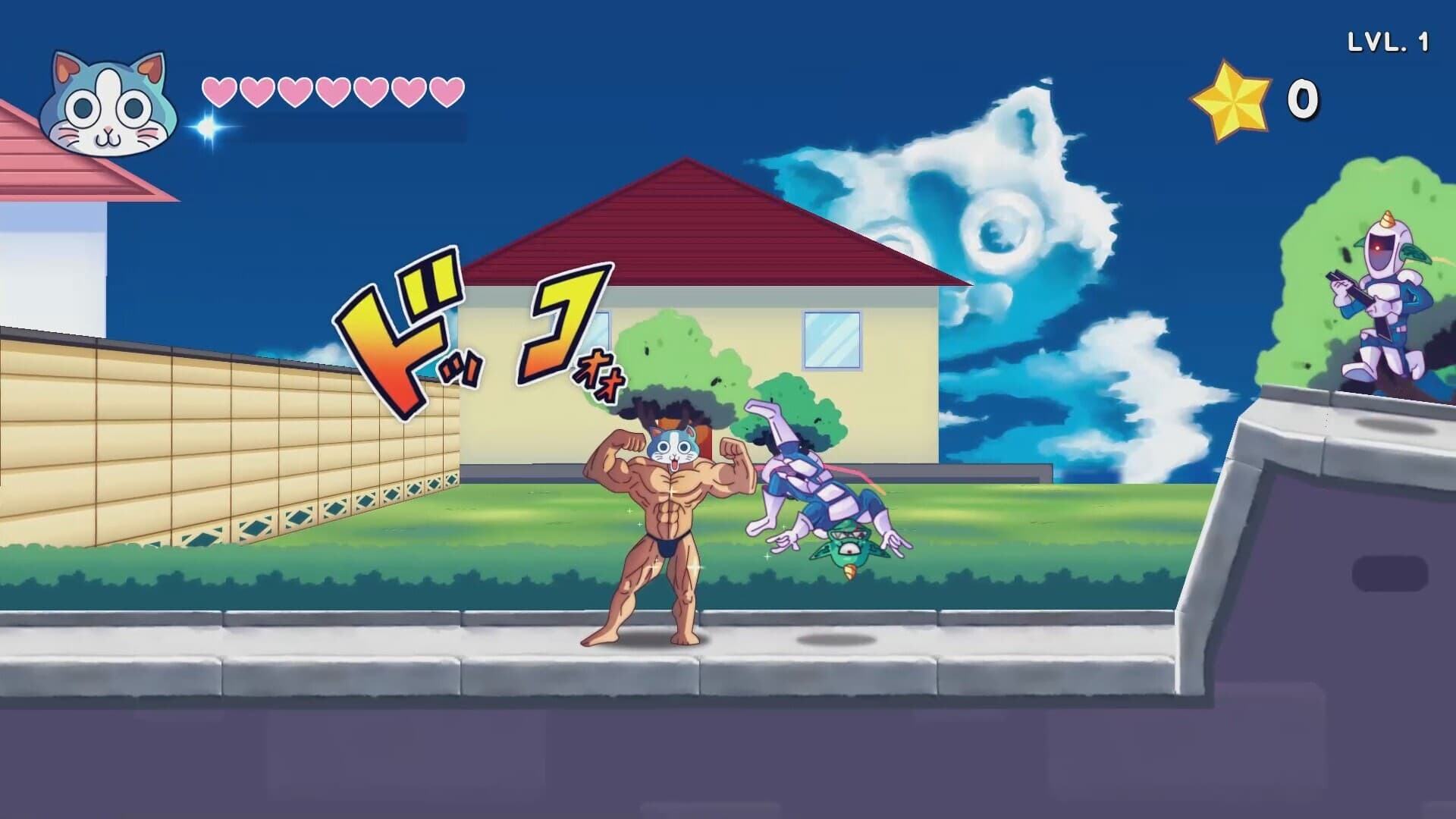 KinnikuNeko: SUPER MUSCLE CAT screenshot 4