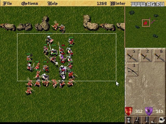 Lords of the Realm II screenshot 1