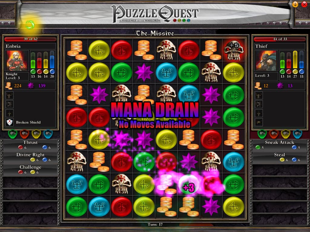 PuzzleQuest: Challenge of the Warlords screenshot 4