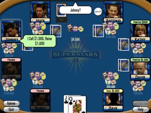 Poker Superstars II screenshot 3