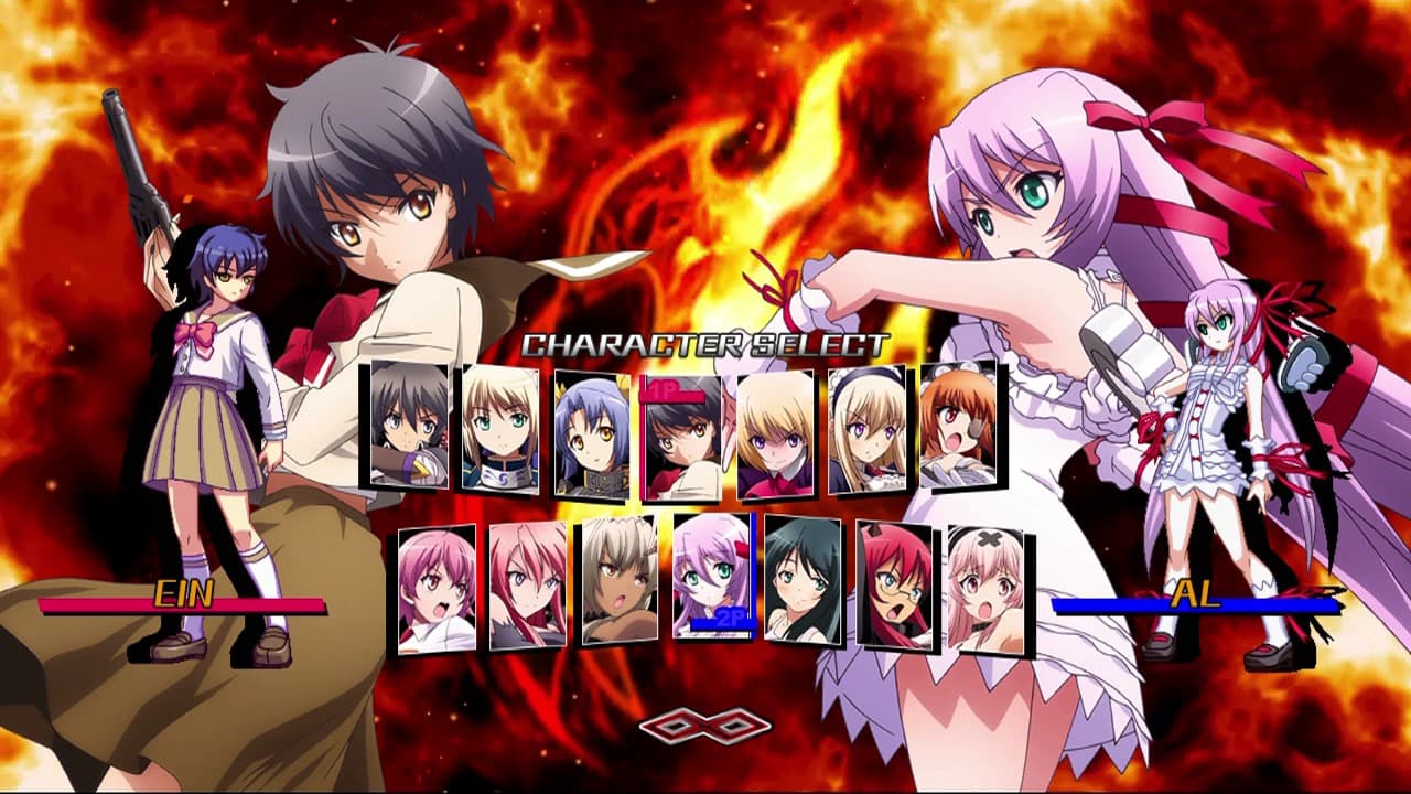 Nitroplus Blasterz: Heroines Infinite Duel screenshot 1