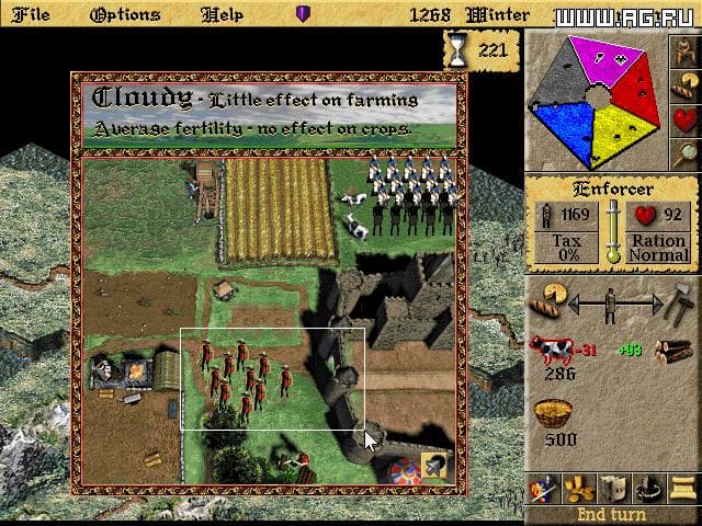 Lords of the Realm II screenshot 2