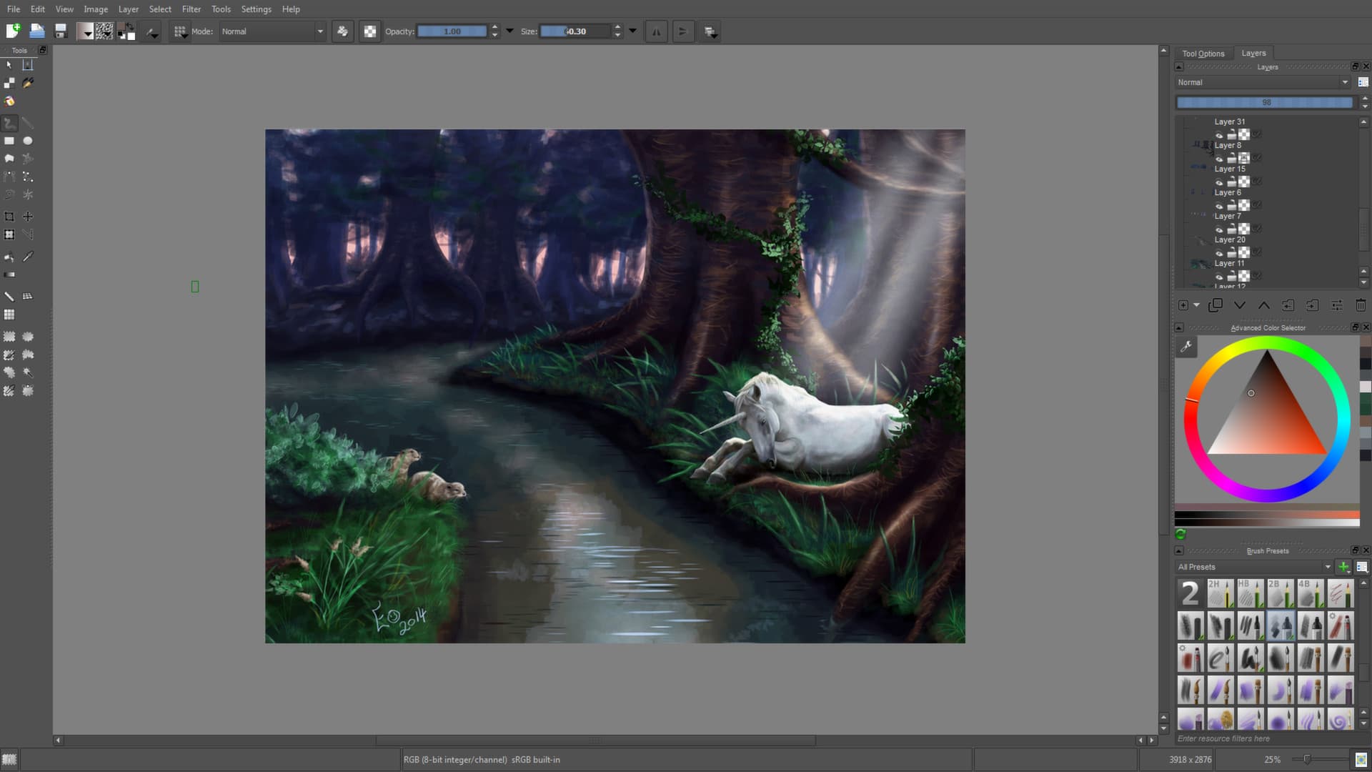 Krita screenshot 3