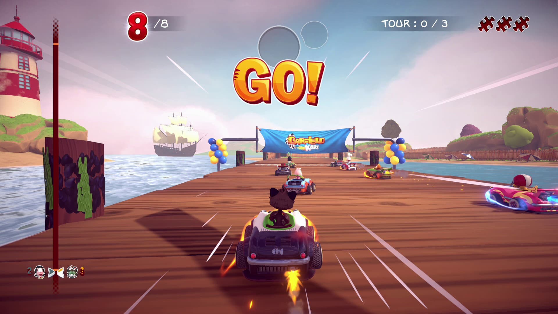 Garfield Kart - Furious Racing screenshot 4
