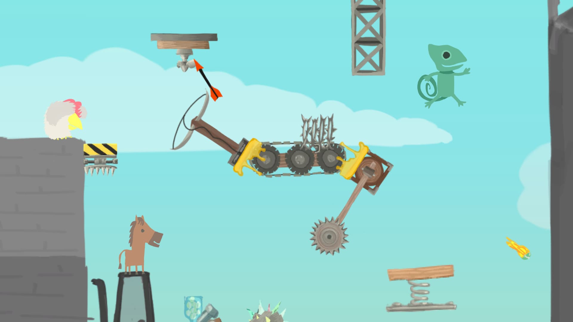 Ultimate Chicken Horse screenshot 1