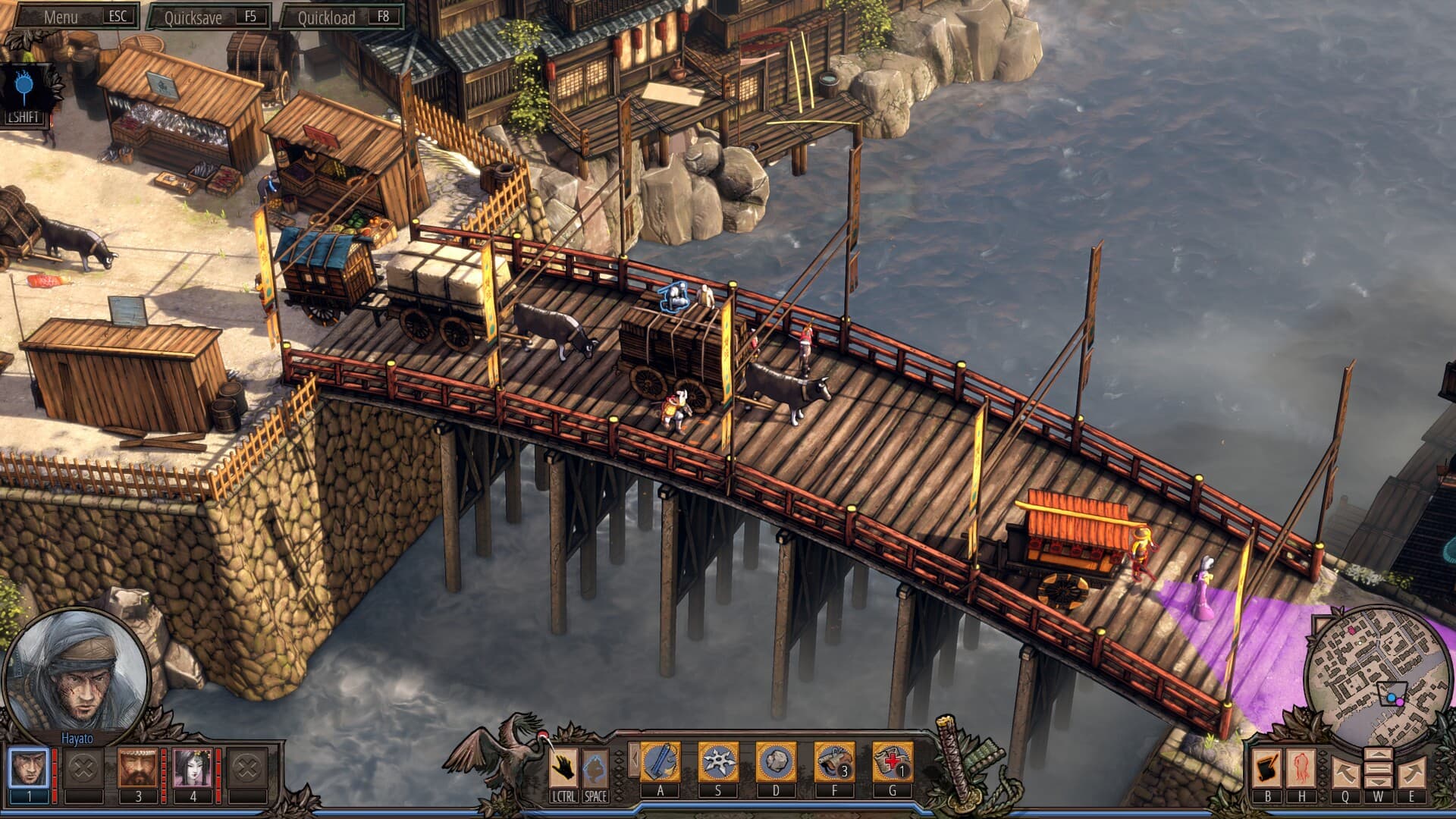Shadow Tactics: Aiko's Choice screenshot 1