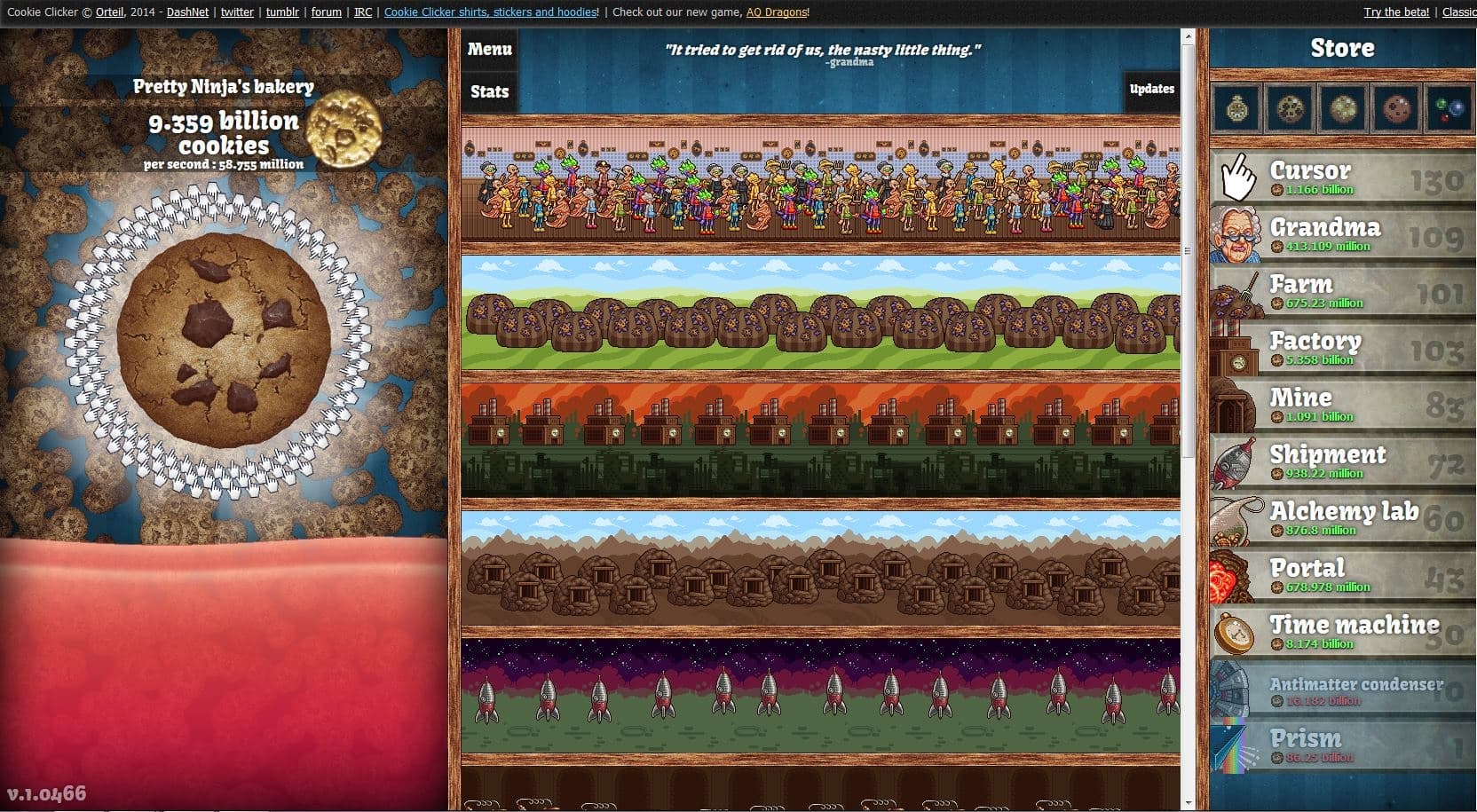 Cookie Clicker screenshot 2