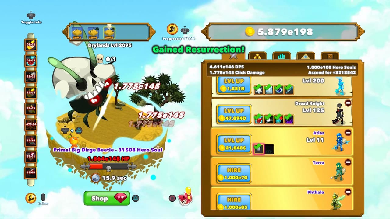 Clicker Heroes screenshot 5