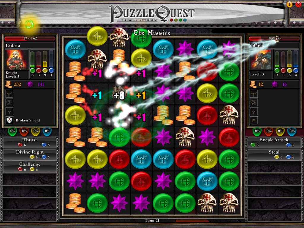 PuzzleQuest: Challenge of the Warlords screenshot 5