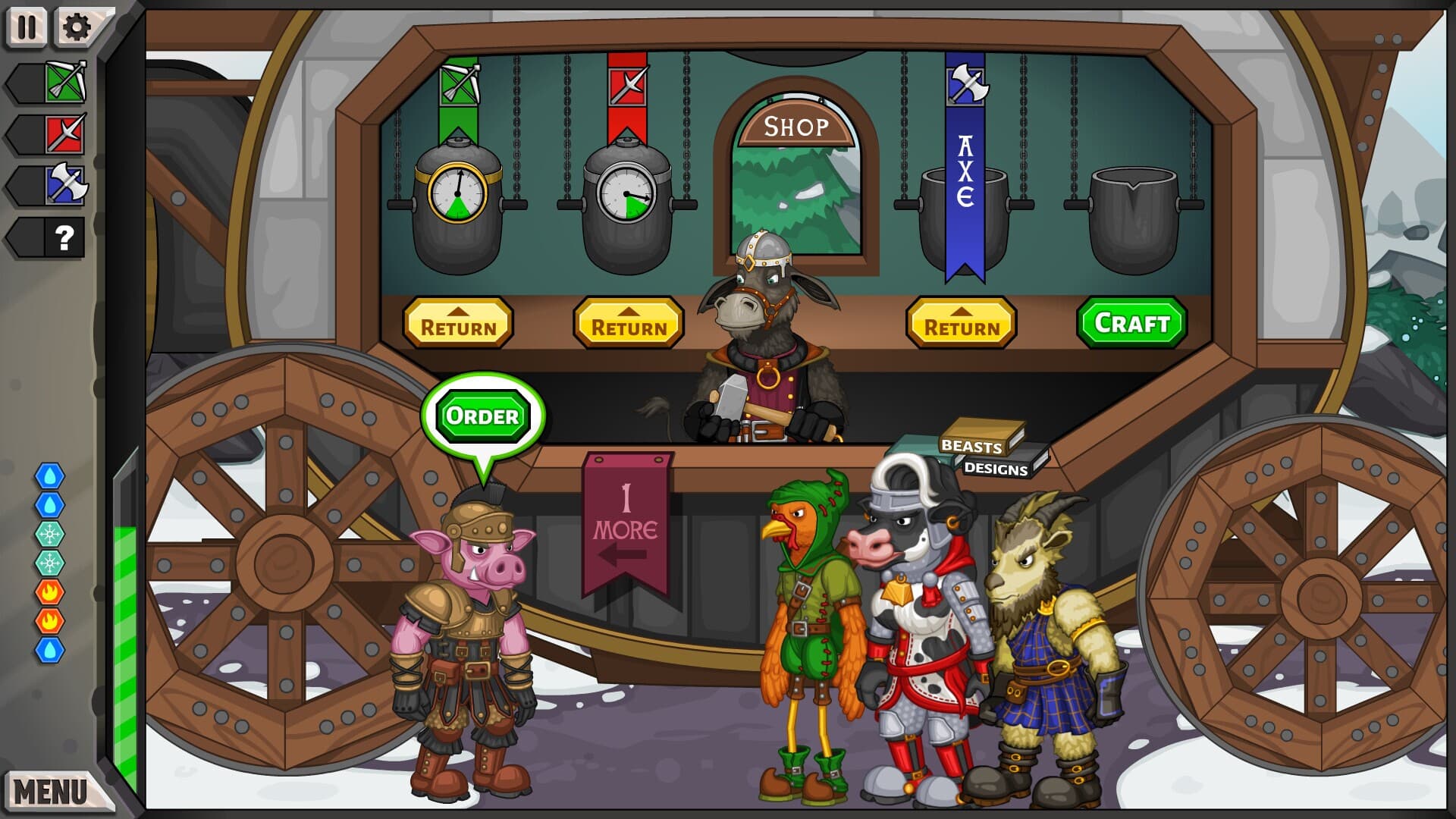 Jacksmith: Weapons and Warriors screenshot 1