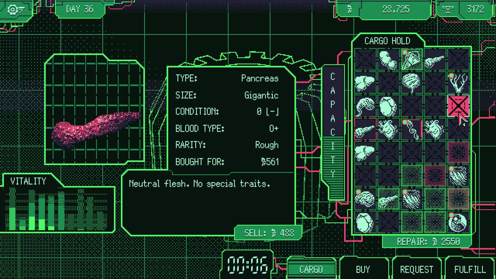 Space Warlord Organ Trading Simulator screenshot 2