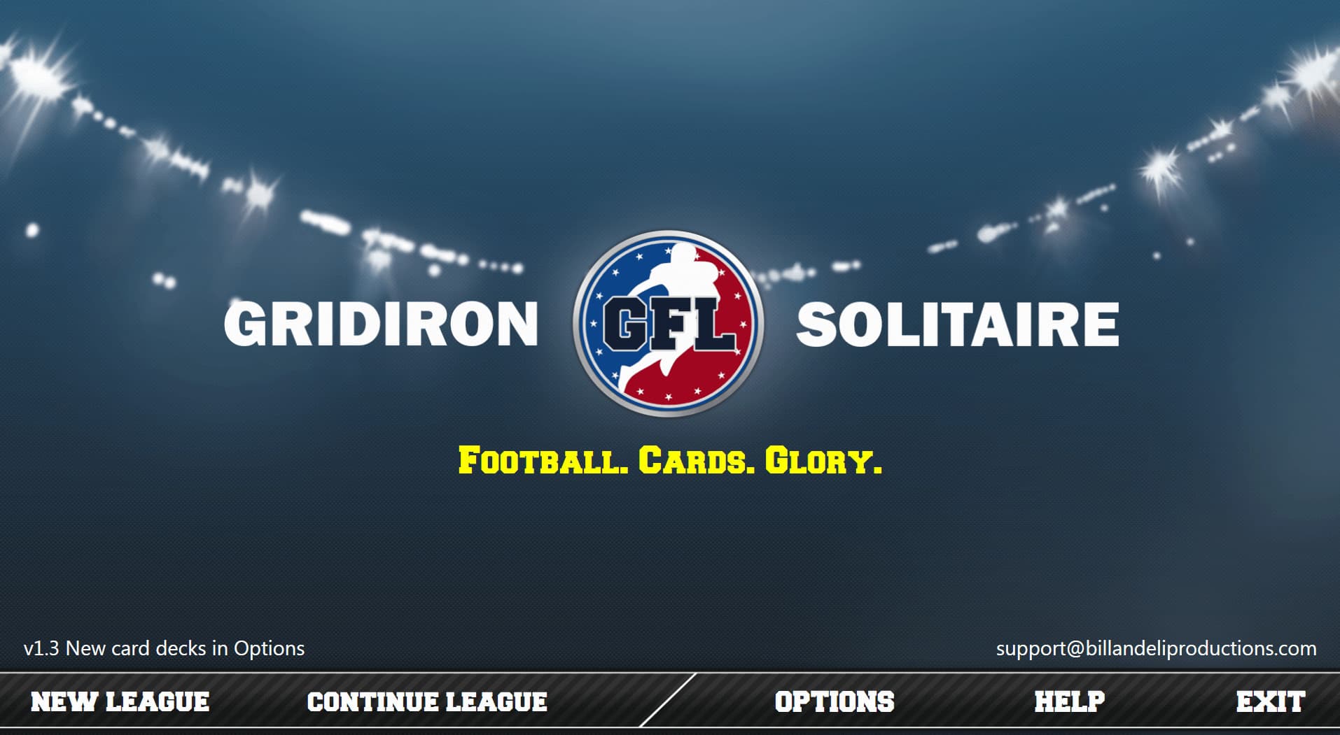 Gridiron Solitaire screenshot 1