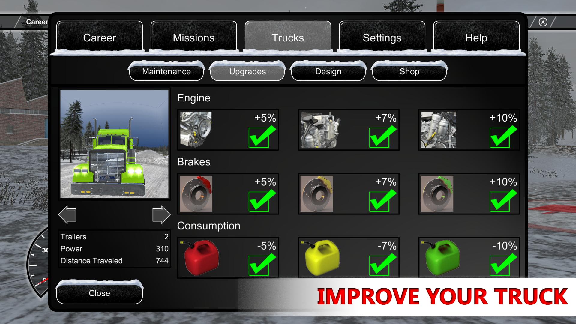 Arctic Trucker Simulator screenshot 4