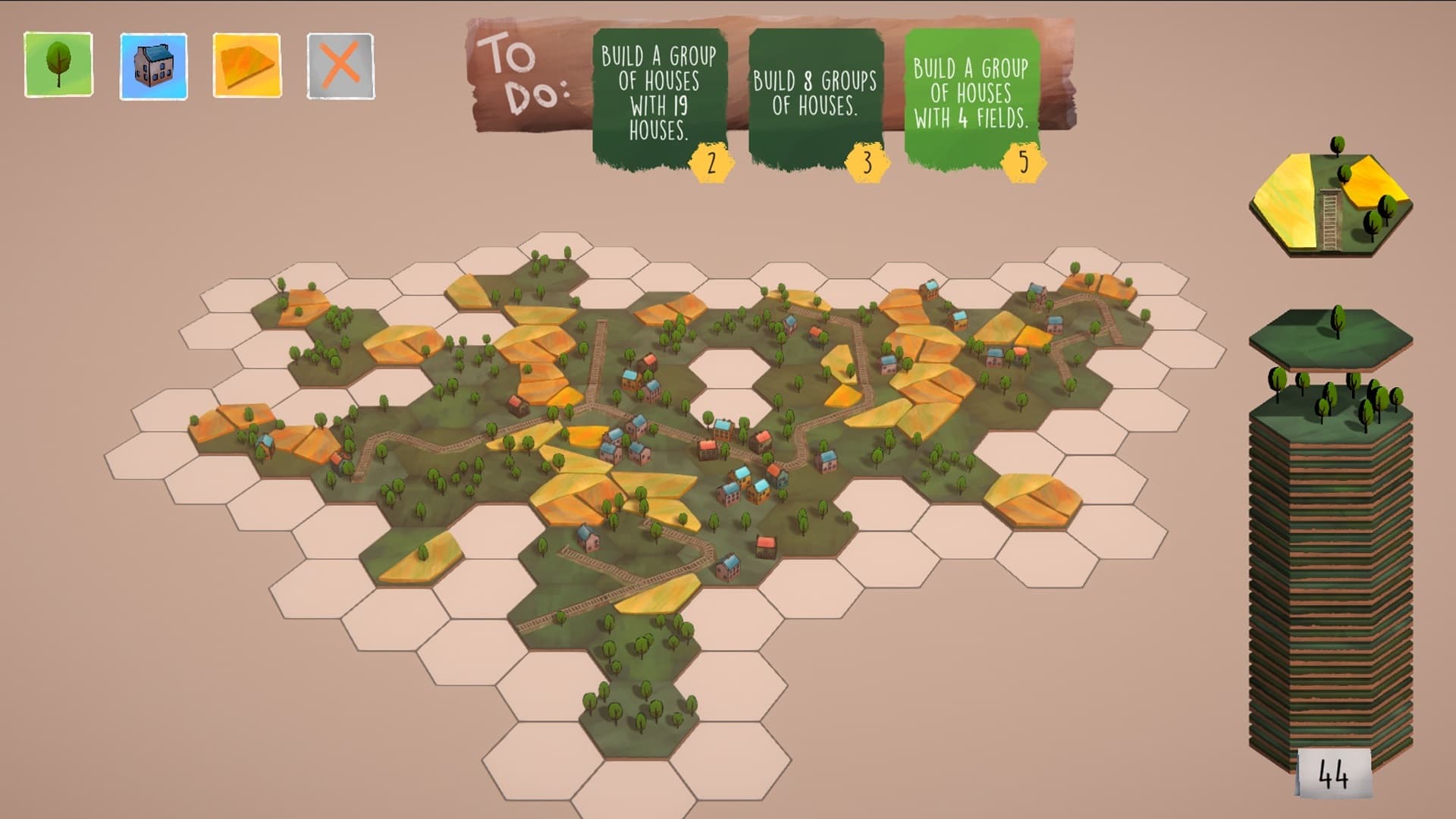 Dorfromantik screenshot 1