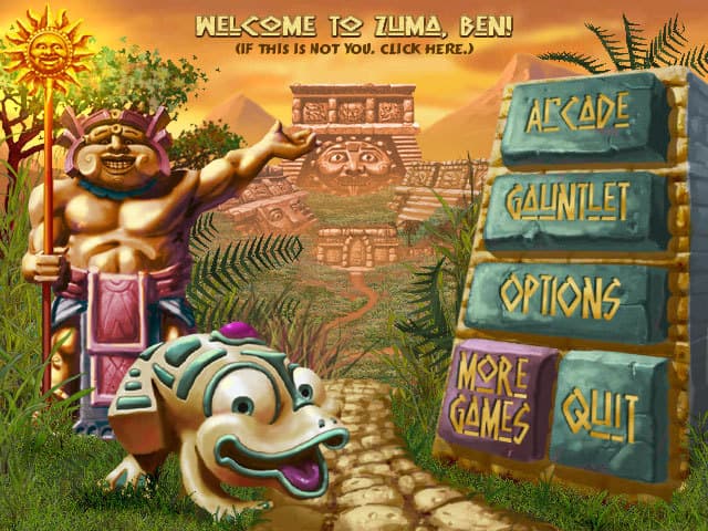 Zuma Deluxe screenshot 1