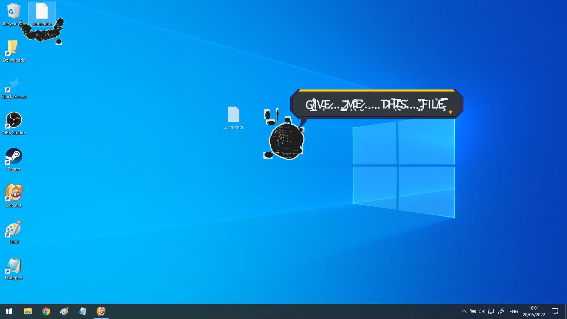 Outcore: Desktop Adventure screenshot 1