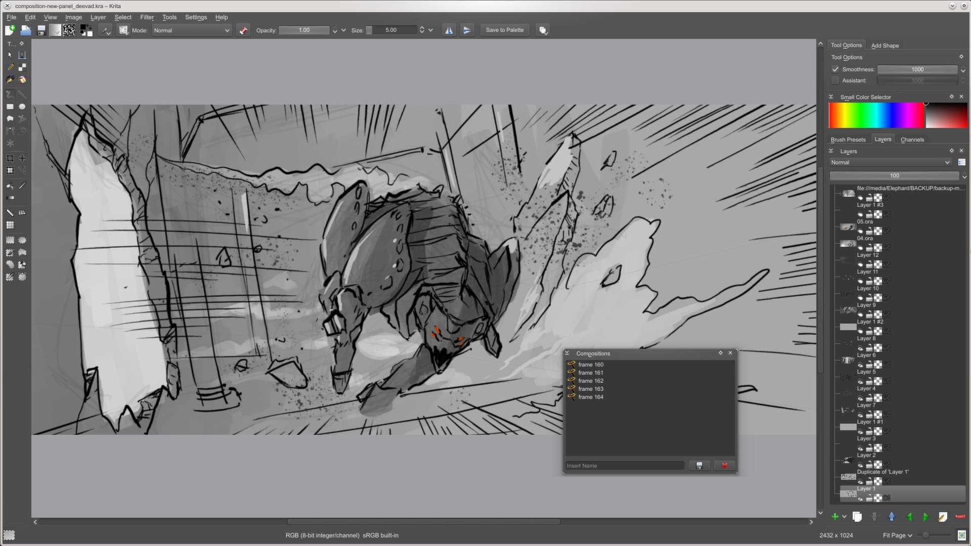 Krita screenshot 2