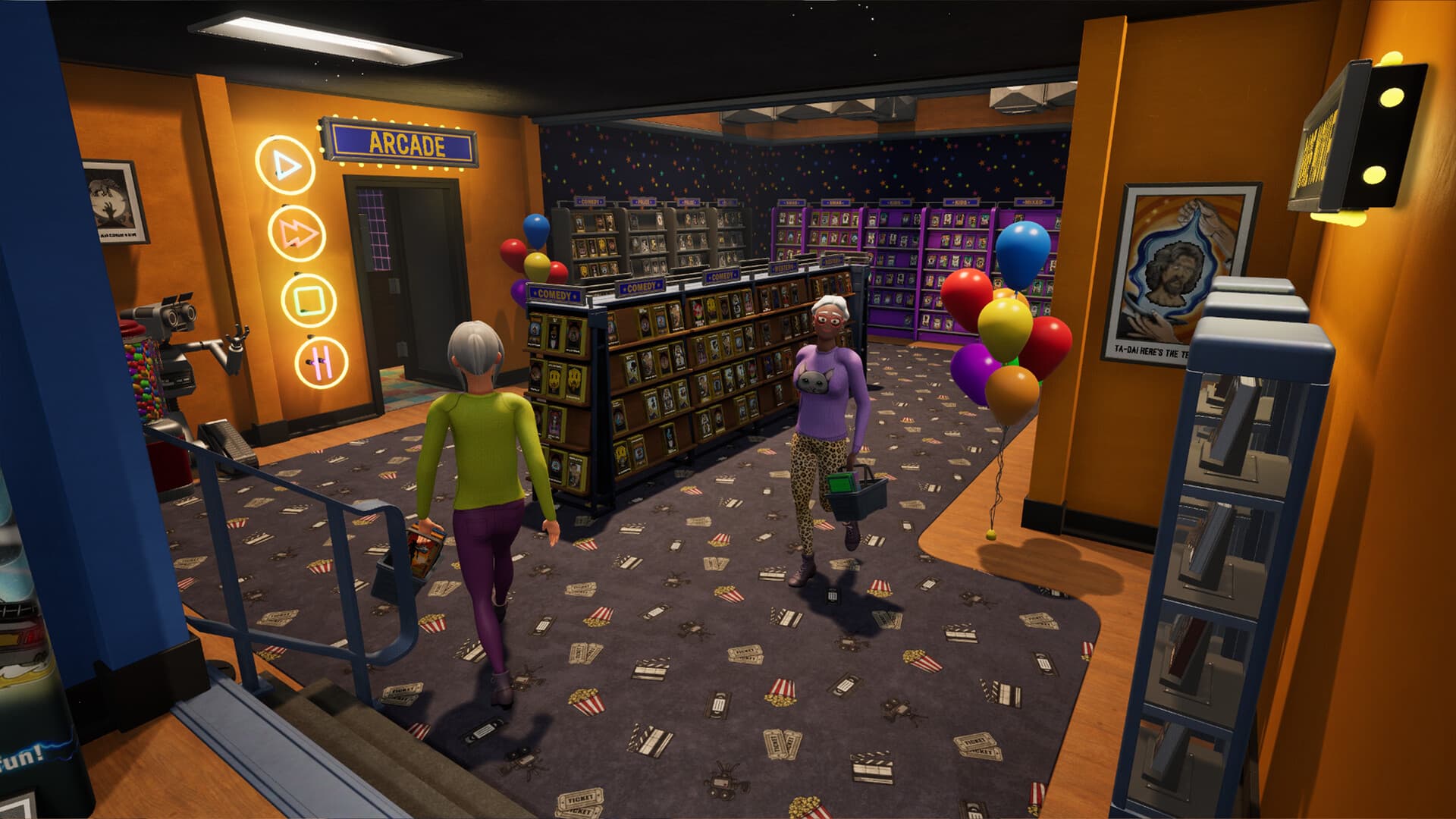 Retro Rewind - Video Store Simulator screenshot 1