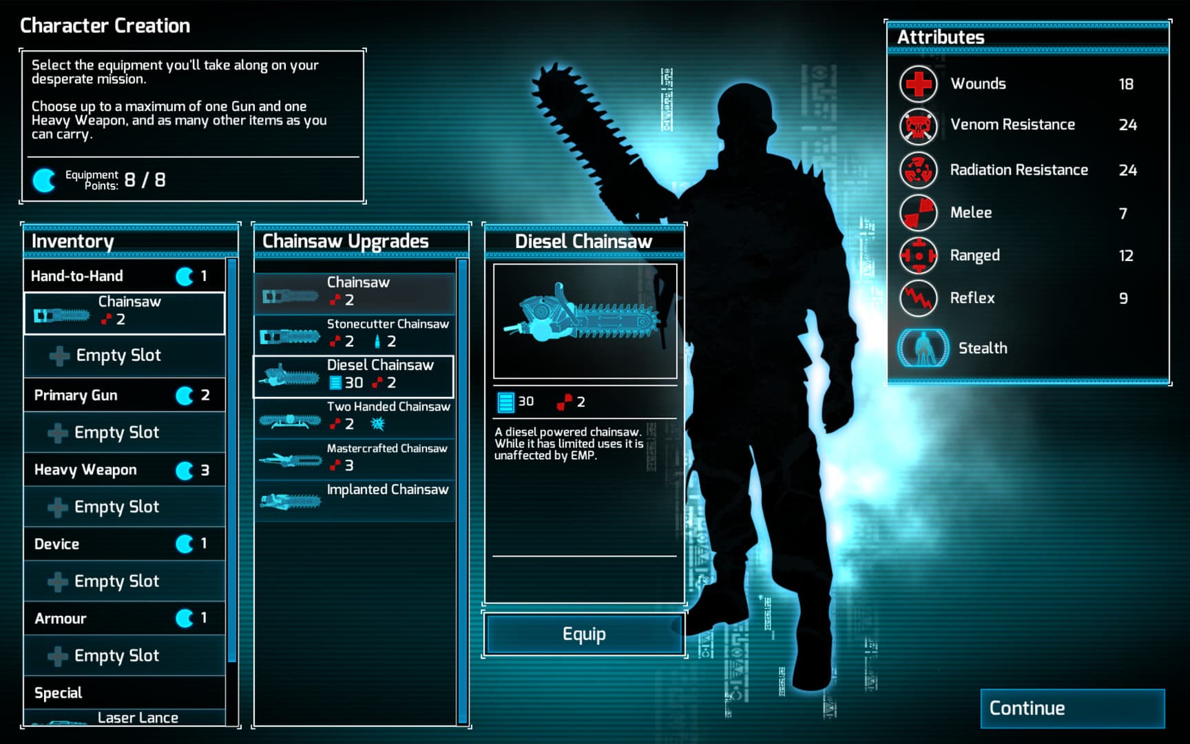 Chainsaw Warrior (Classic) screenshot 2