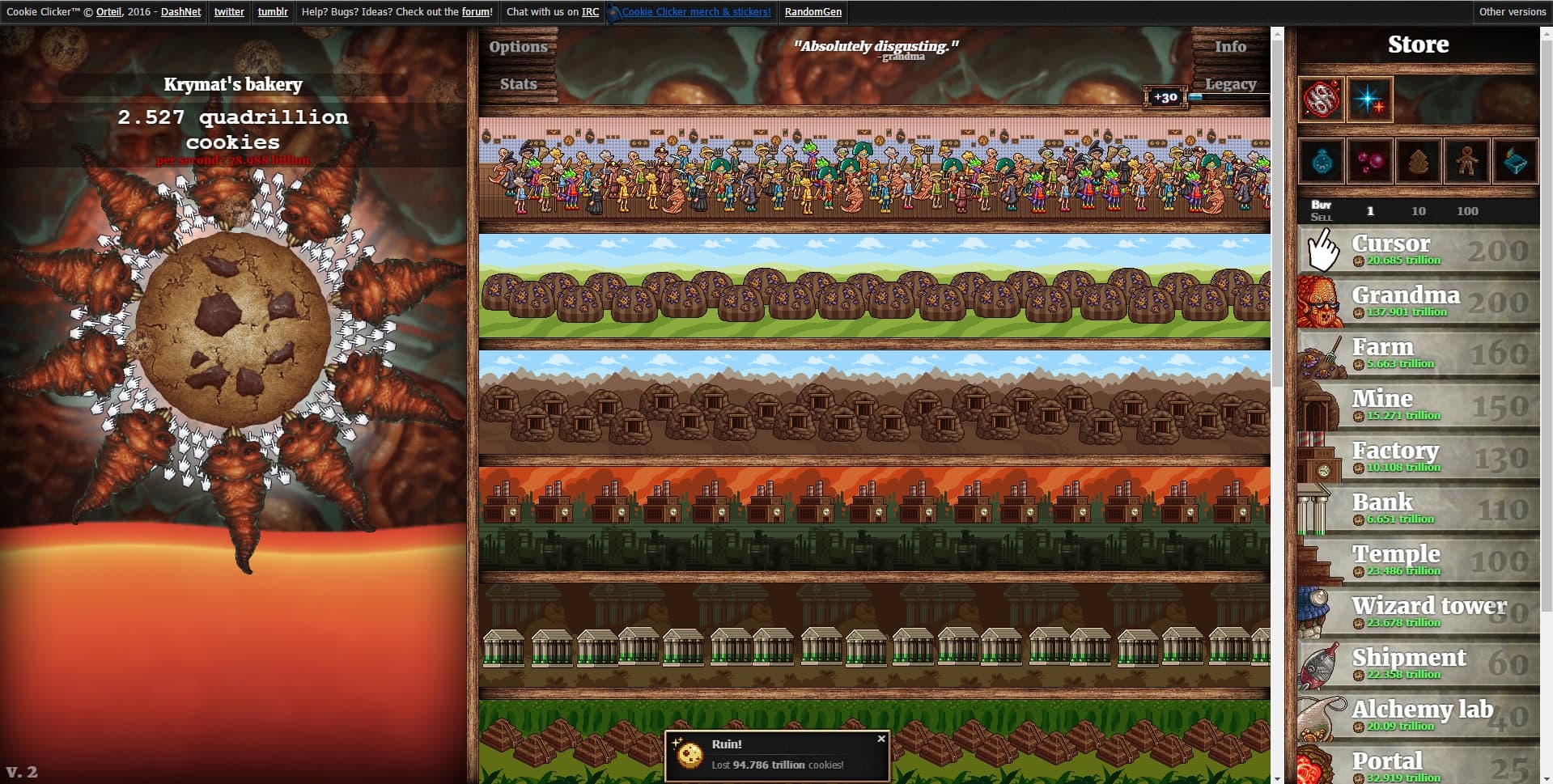 Cookie Clicker screenshot 3
