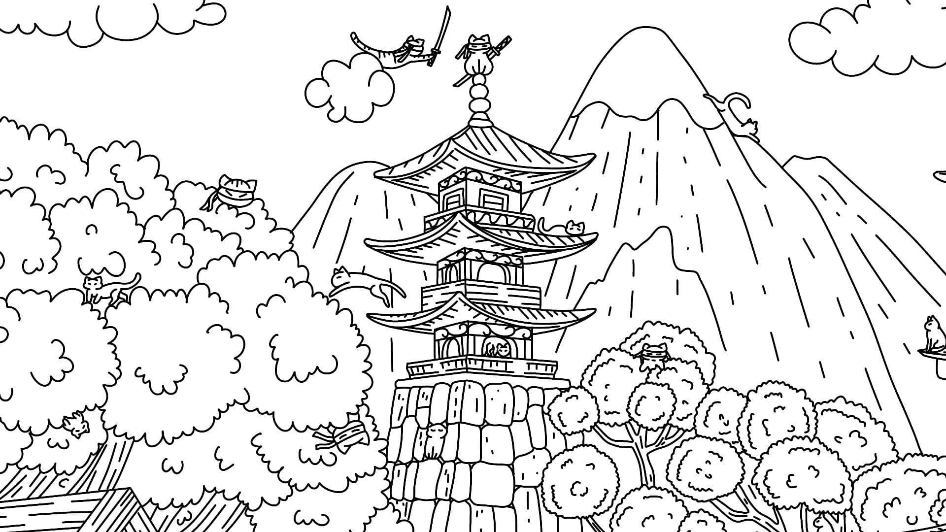 100 Ninja Cats screenshot 1