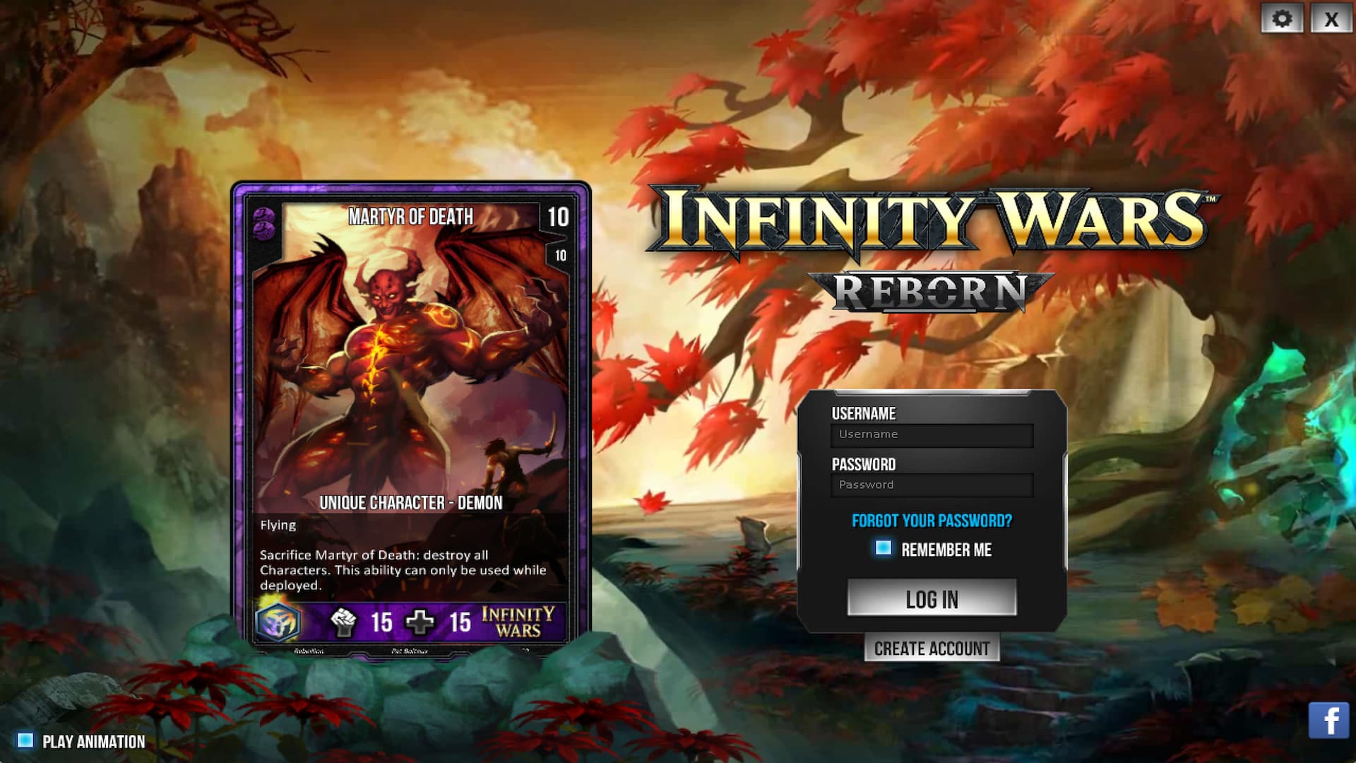 Infinity Wars: Animated Trading Card Game screenshot 1