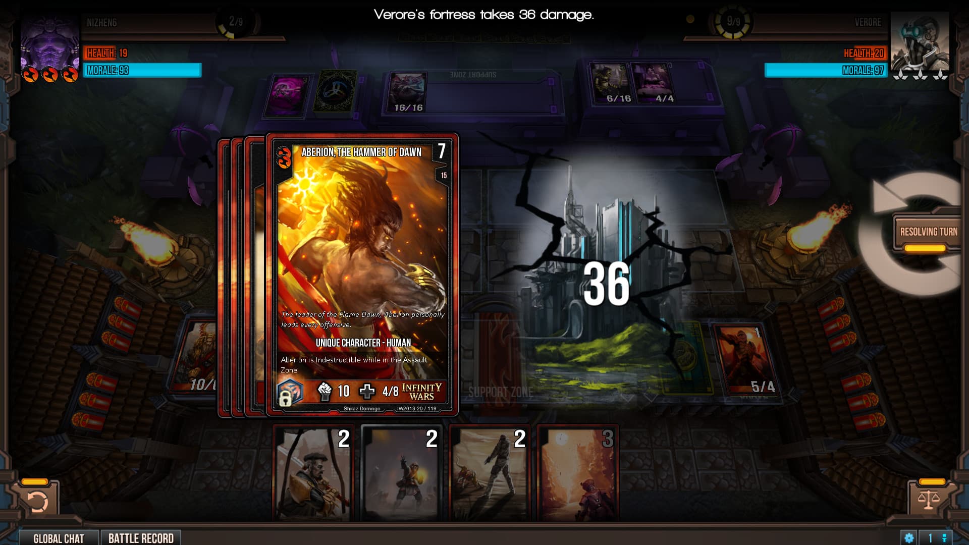 Infinity Wars: Animated Trading Card Game screenshot 5