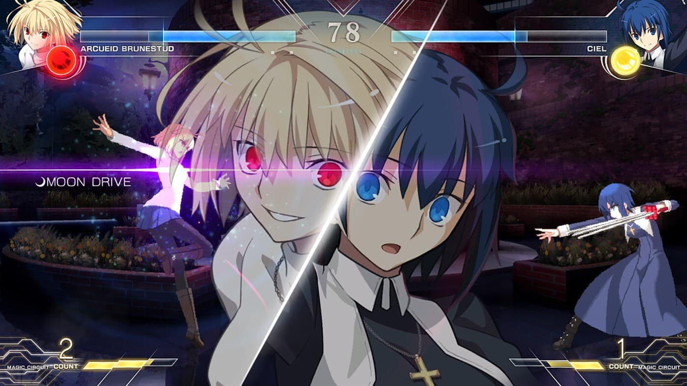 MELTY BLOOD: TYPE LUMINA - Neco-Arc Round Announcements screenshot 2