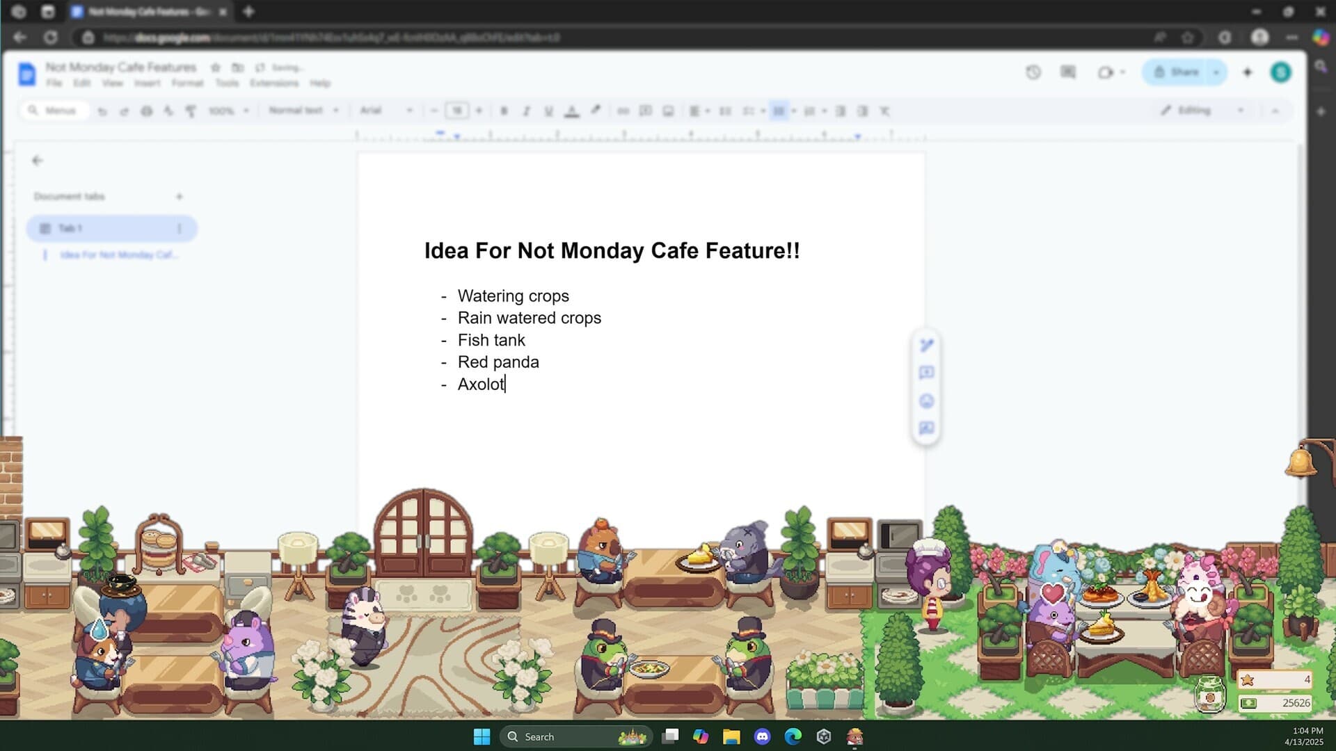 Not Monday Cafe screenshot 4