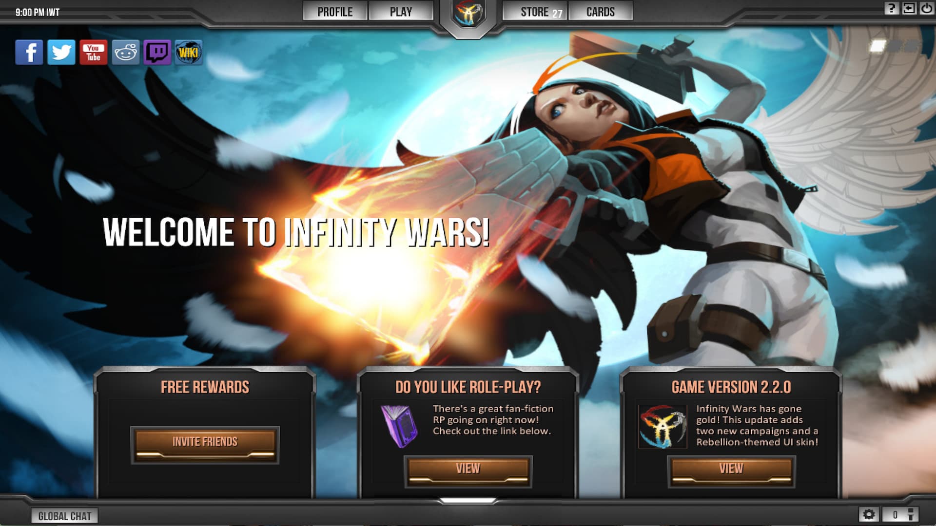 Infinity Wars: Animated Trading Card Game screenshot 2