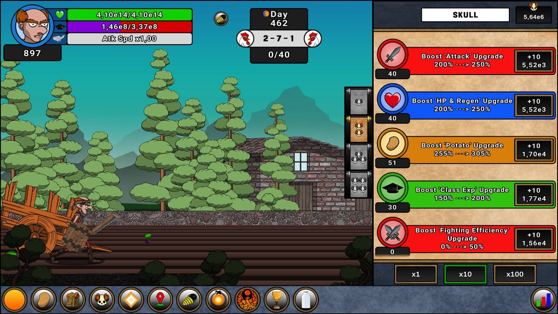 Farmer Against Potatoes Idle screenshot 2