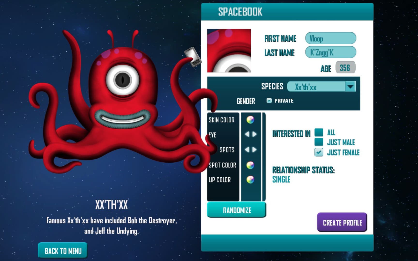 Redshirt screenshot 1