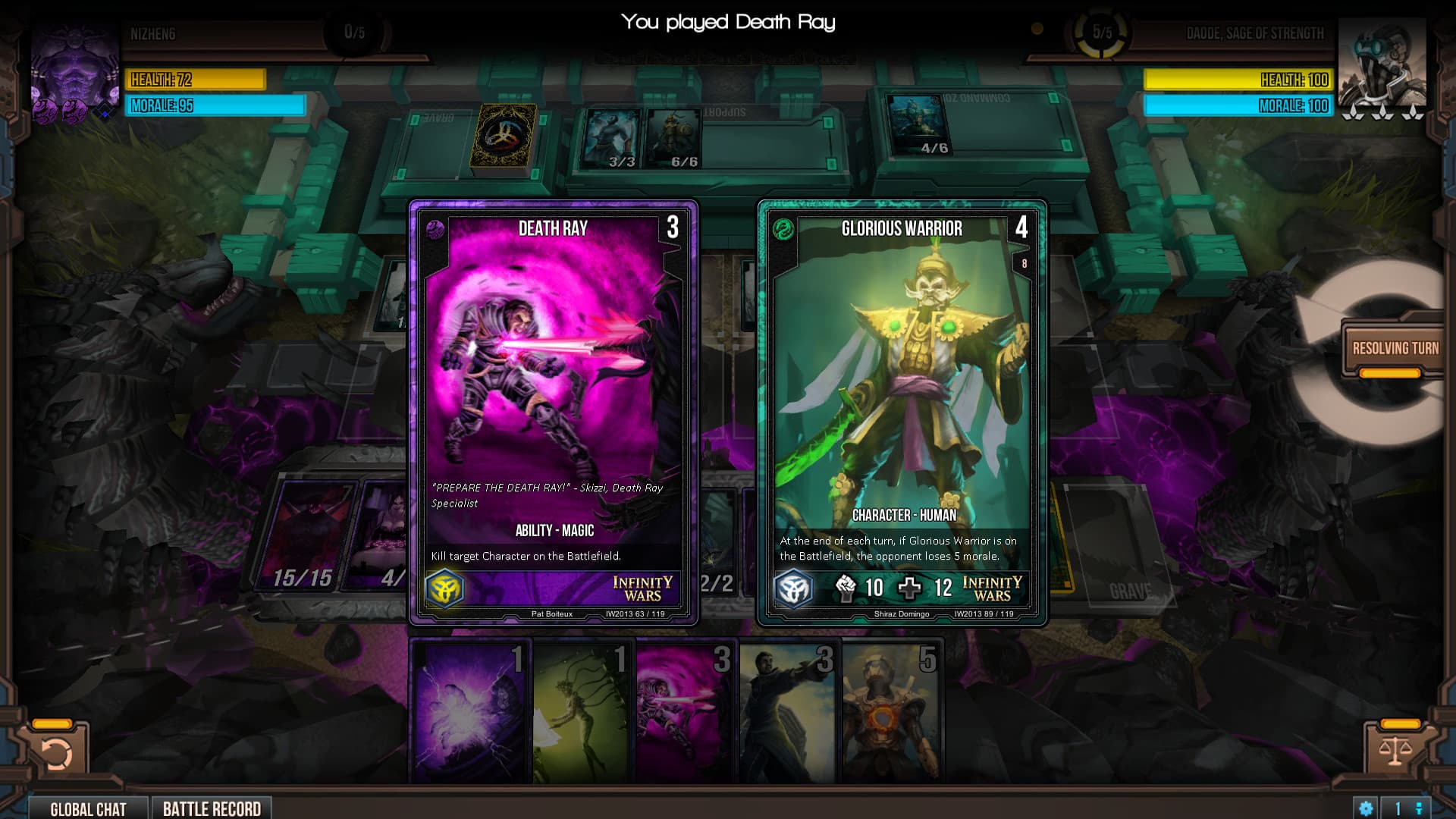 Infinity Wars: Animated Trading Card Game screenshot 4
